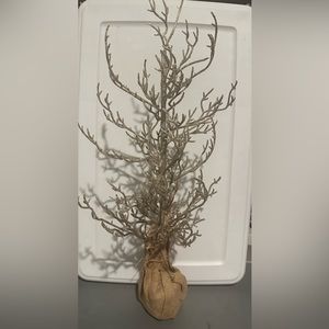 Pottery Barn Holiday Champagne Glitter Tree 24”